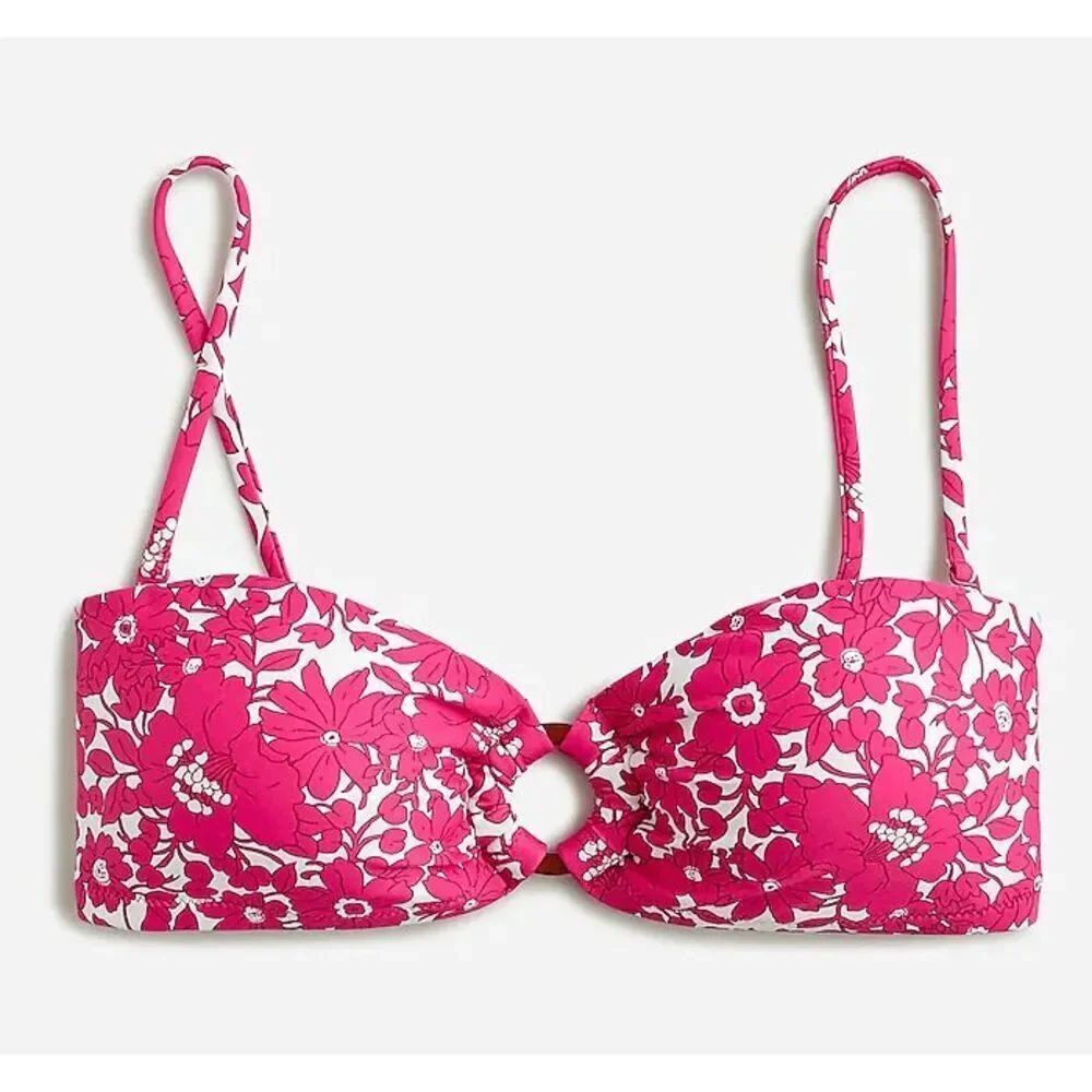 J Crew NWT size 2XL bandeau swim top plus size